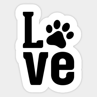 Pets love Sticker